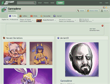 Tablet Screenshot of gannadene.deviantart.com