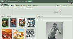 Desktop Screenshot of geekblz.deviantart.com