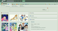 Desktop Screenshot of kyururu.deviantart.com