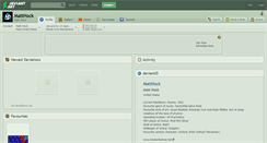 Desktop Screenshot of matthock.deviantart.com
