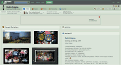 Desktop Screenshot of deth-enigma.deviantart.com