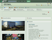 Tablet Screenshot of deth-enigma.deviantart.com