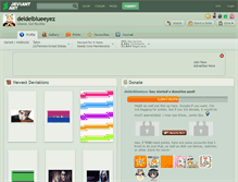 Tablet Screenshot of deideiblueeyez.deviantart.com