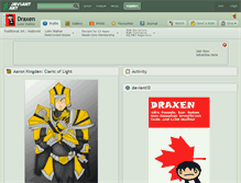 Tablet Screenshot of draxen.deviantart.com