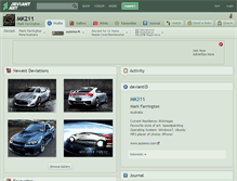 Tablet Screenshot of mk211.deviantart.com