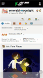 Mobile Screenshot of emerald-moonlight.deviantart.com