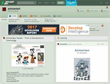 Tablet Screenshot of animaniart.deviantart.com
