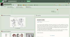 Desktop Screenshot of gothickenshin.deviantart.com