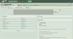 Desktop Screenshot of cutebow2plz.deviantart.com