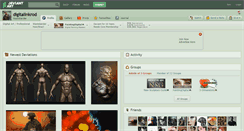 Desktop Screenshot of digitalinkrod.deviantart.com
