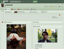 Tablet Screenshot of ovidiufratila.deviantart.com