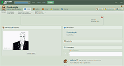 Desktop Screenshot of drunkapple.deviantart.com