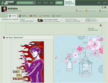 Tablet Screenshot of mopotter.deviantart.com