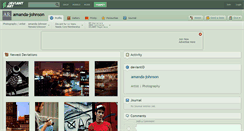 Desktop Screenshot of amanda-johnson.deviantart.com