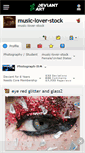 Mobile Screenshot of music-lover-stock.deviantart.com