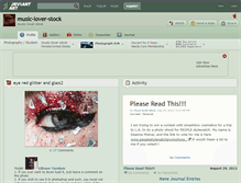 Tablet Screenshot of music-lover-stock.deviantart.com