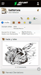 Mobile Screenshot of battersea.deviantart.com
