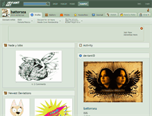 Tablet Screenshot of battersea.deviantart.com