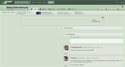 Desktop Screenshot of becky-chan-loves-you.deviantart.com