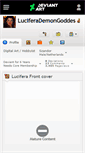 Mobile Screenshot of luciferademongoddes.deviantart.com