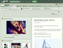 Tablet Screenshot of julesie.deviantart.com