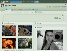 Tablet Screenshot of laura-worldwide.deviantart.com