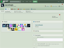 Tablet Screenshot of marcelineplz.deviantart.com