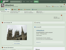 Tablet Screenshot of lithiumstock.deviantart.com