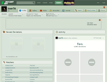 Tablet Screenshot of loser56.deviantart.com