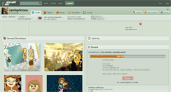 Desktop Screenshot of camieprincess.deviantart.com