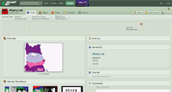 Desktop Screenshot of misery-cat.deviantart.com