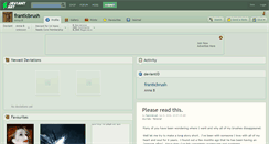 Desktop Screenshot of franticbrush.deviantart.com