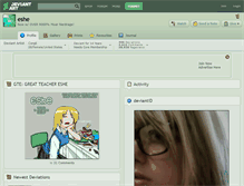 Tablet Screenshot of eshe.deviantart.com