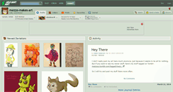 Desktop Screenshot of mezzo-makes-art.deviantart.com