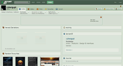 Desktop Screenshot of cybergupt.deviantart.com