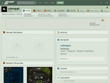 Tablet Screenshot of cybergupt.deviantart.com