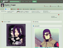 Tablet Screenshot of hayate-x-yuugao.deviantart.com