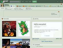 Tablet Screenshot of olihita.deviantart.com