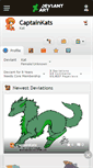 Mobile Screenshot of captainkats.deviantart.com