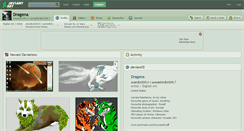 Desktop Screenshot of dragena.deviantart.com