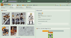 Desktop Screenshot of dkdevil.deviantart.com