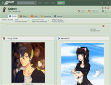 Tablet Screenshot of galanty.deviantart.com