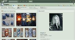 Desktop Screenshot of ellygator.deviantart.com