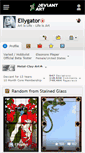 Mobile Screenshot of ellygator.deviantart.com