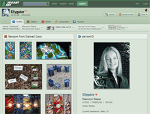 Tablet Screenshot of ellygator.deviantart.com