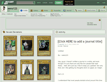 Tablet Screenshot of eens123.deviantart.com