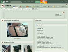 Tablet Screenshot of himesuki.deviantart.com