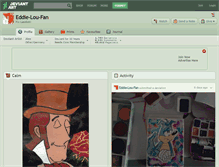 Tablet Screenshot of eddie-lou-fan.deviantart.com