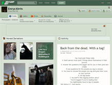 Tablet Screenshot of emrys-kirrin.deviantart.com