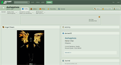 Desktop Screenshot of duohappiness.deviantart.com